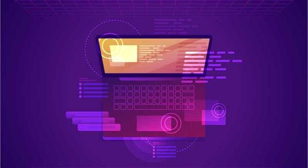 عکس بک گراند لپ تاپ بنفش