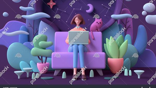 عکس پس زمینه لپ تاپ بنفش