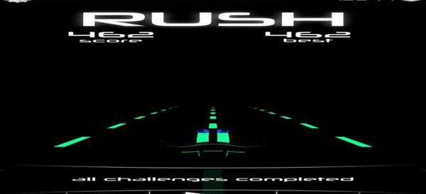 عکس رکورد بازی rush