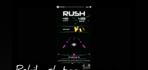 عکس رکورد بازی rush