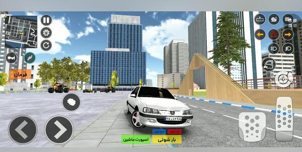 عکس بازی ماشین پژو پارس
