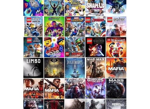 عکس تمام بازی های ایکس باکس وان اس