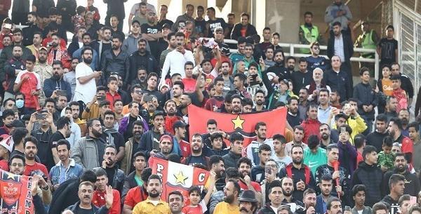 عکس هواداران پرسپولیس در بازی امروز