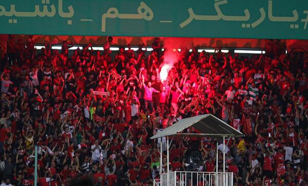 عکس هواداران پرسپولیس در بازی امروز