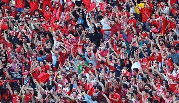 عکس هواداران پرسپولیس در بازی امروز