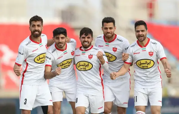 عکس بازیکنان پرسپولیس در بازی امروز