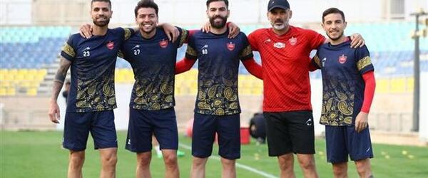 عکس بازیکنان پرسپولیس در بازی امروز