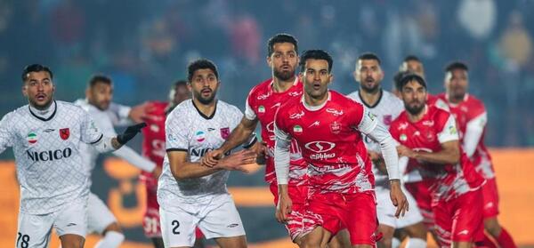 عکس بازیکنان پرسپولیس در بازی امروز