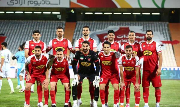 عکس بازیکنان پرسپولیس در بازی امروز