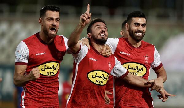 عکس بازیکنان پرسپولیس در بازی امروز