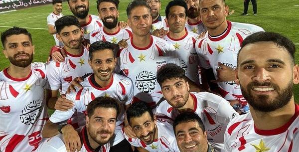 عکس بازیکنان پرسپولیس در بازی امروز