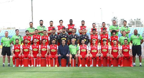 عکس بازیکنان پرسپولیس در بازی امروز