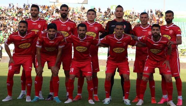 عکس بازیکنان پرسپولیس در بازی امروز