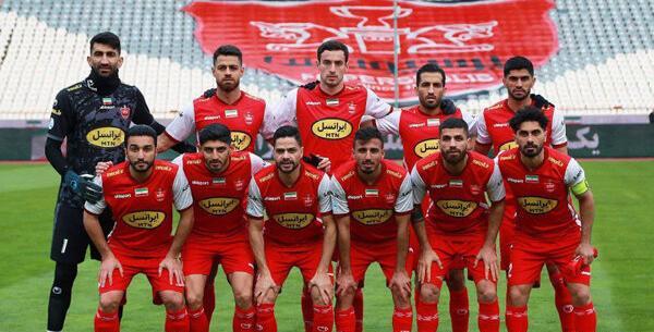 عکس بازیکنان پرسپولیس در بازی امروز