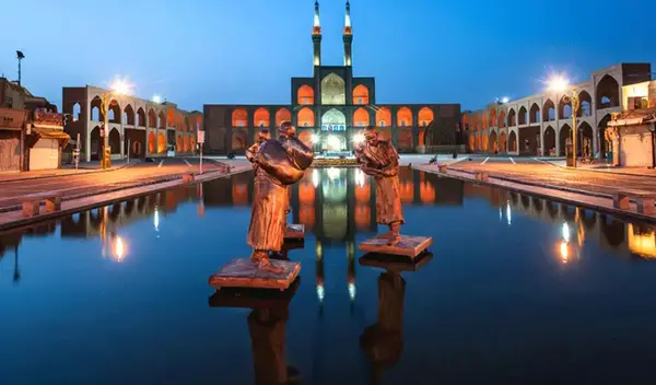 عکس جاهای دیدنی یزد در زمستان