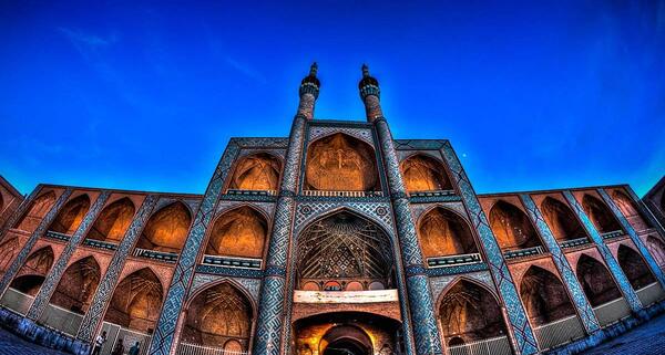 عکس جاهای دیدنی یزد در زمستان