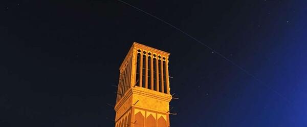 عکس جاهاي ديدني يزد در شب