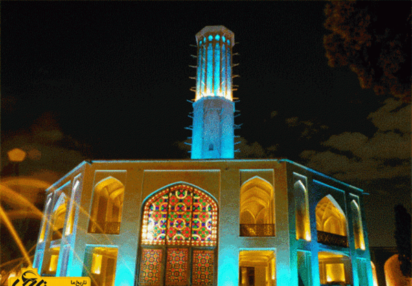 عکس جاهای دیدنی شهر یزد در شب