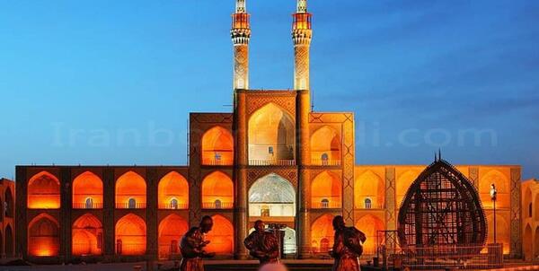 عکس جاهای دیدنی یزد روی نقشه