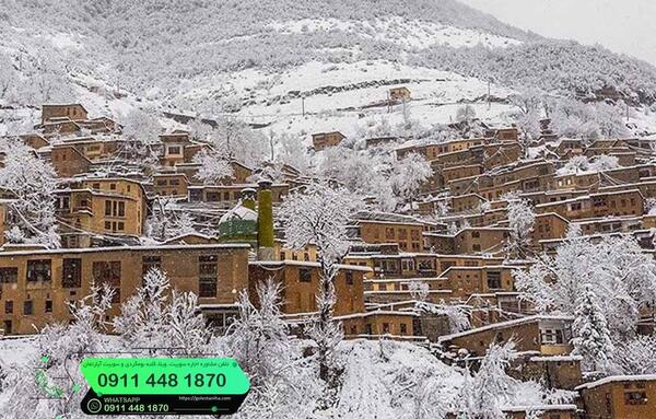 عکس جاهای دیدنی همدان در زمستان