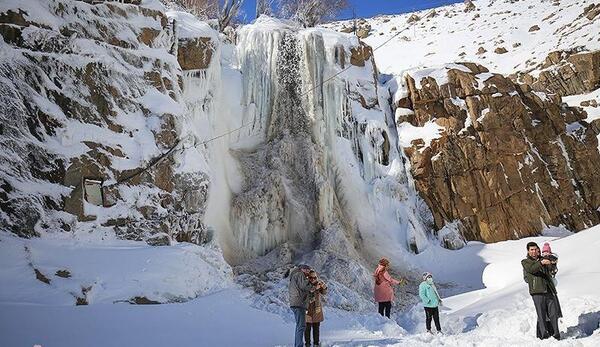 عکس جاهای دیدنی همدان در زمستان