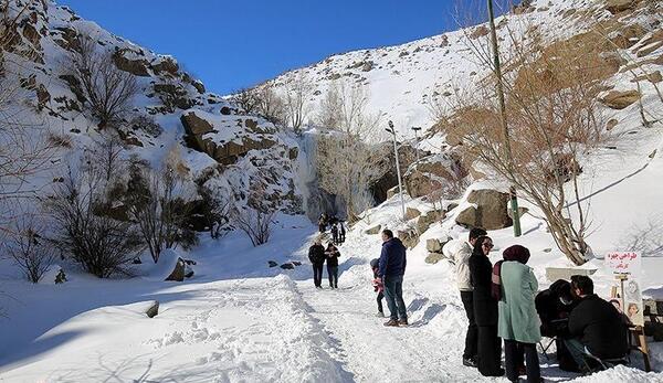 عکس جاهای دیدنی همدان در زمستان