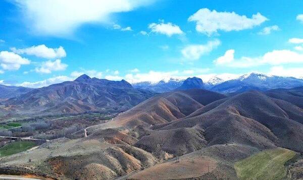 عکس جاهای دیدنی روستای ورزقان