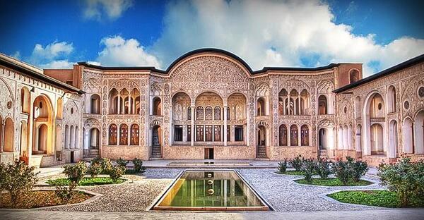عکس جاهای دیدنی کاشان در زمستان