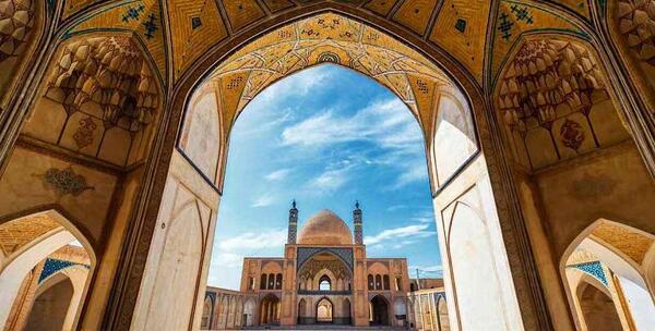 عکس جاهای دیدنی کاشان در زمستان