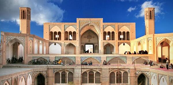 عکس جاهای دیدنی کاشان در زمستان