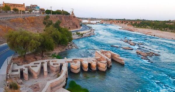 عکس جاهای دیدنی دزفول در زمستان