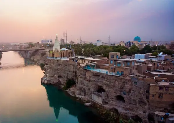 عکس جاهای دیدنی دزفول در زمستان