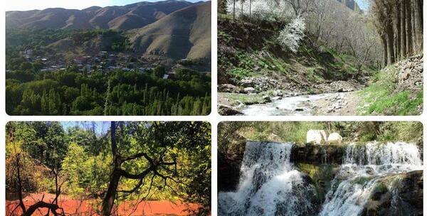 عکس جاهای دیدنی جاده چالوس نزدیک تهران