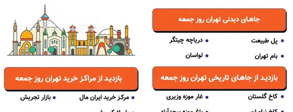 عکس جاهای دیدنی تهران در روز