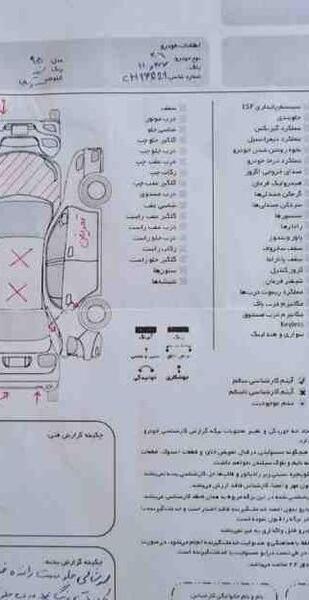 عکس محل حک شماره موتور سمند ef7