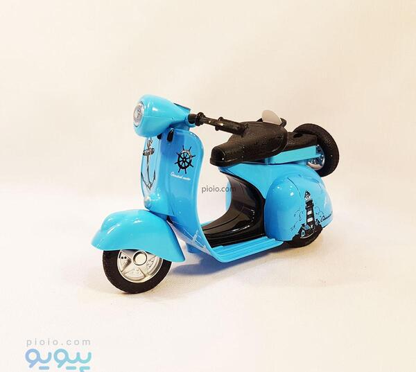 عکس موتور وسپا آبی