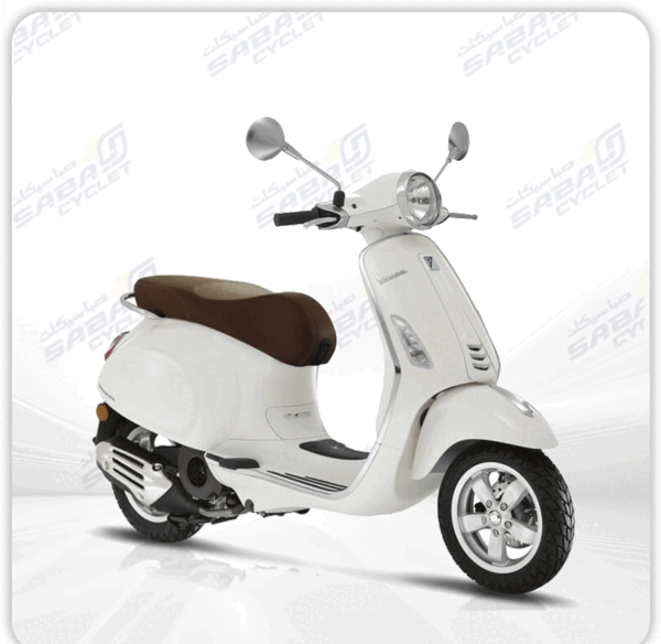 عکس موتور وسپا آبی