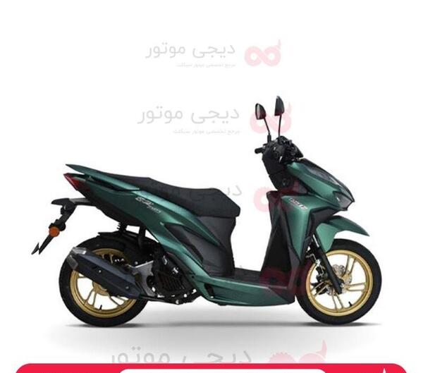 عکس موتور کلیک سفید نارنجی