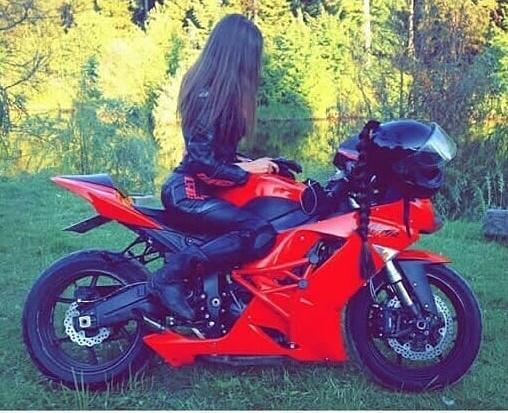 عکس دختر موتور سوار فانتزی
