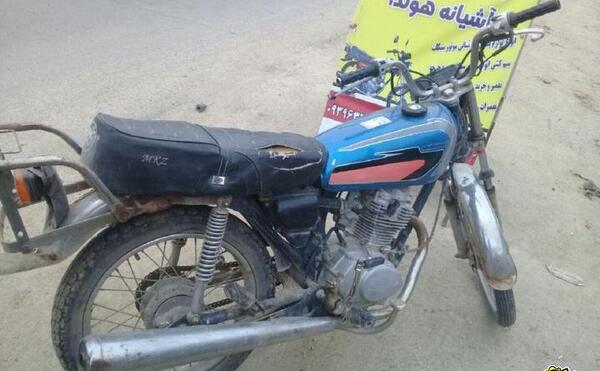 عکس موتور هوندا قراضه