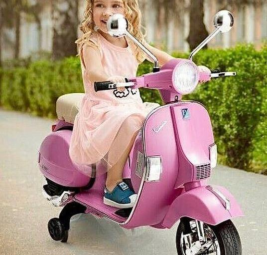 عکس موتور شارژی دخترانه صورتی