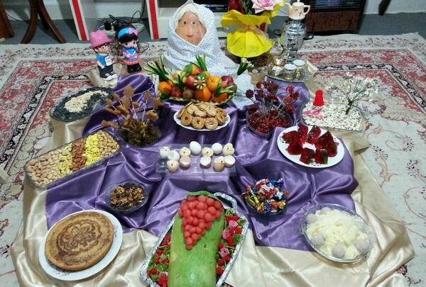 عکس های سفره یلدا