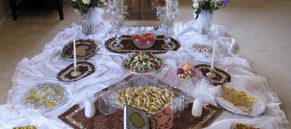 عکس وسایل سفره عقد