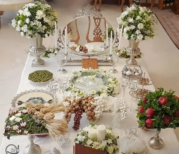 عکس وسایل سفره عقد