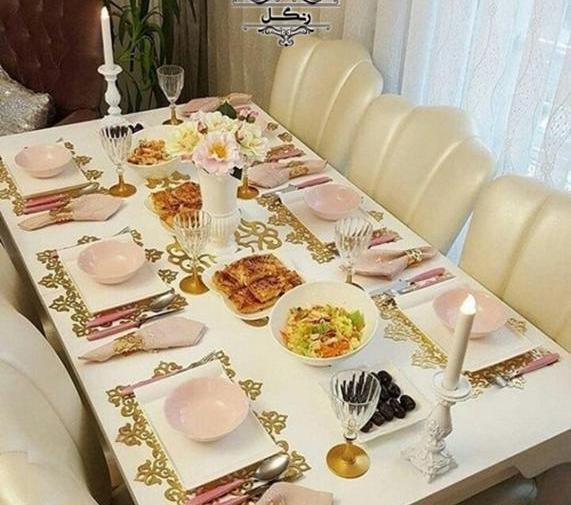 عکس سفره ناهار عروس