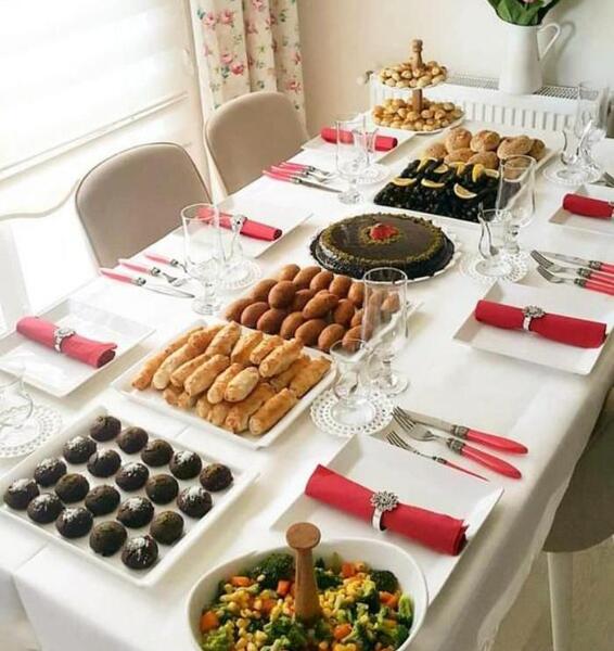 عکس سفره ناهار عروس