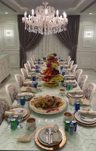 عکس سفره ناهار عروس