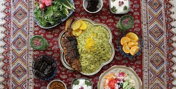 عکس سفره ناهار مهمانی