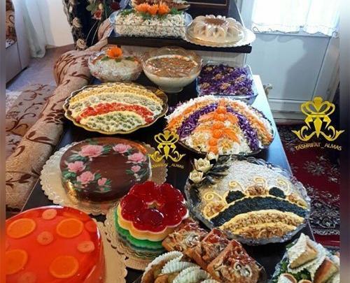 عکس سفره ناهار مهمانی