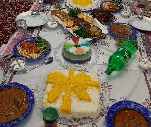 عکس سفره ناهار مهمانی